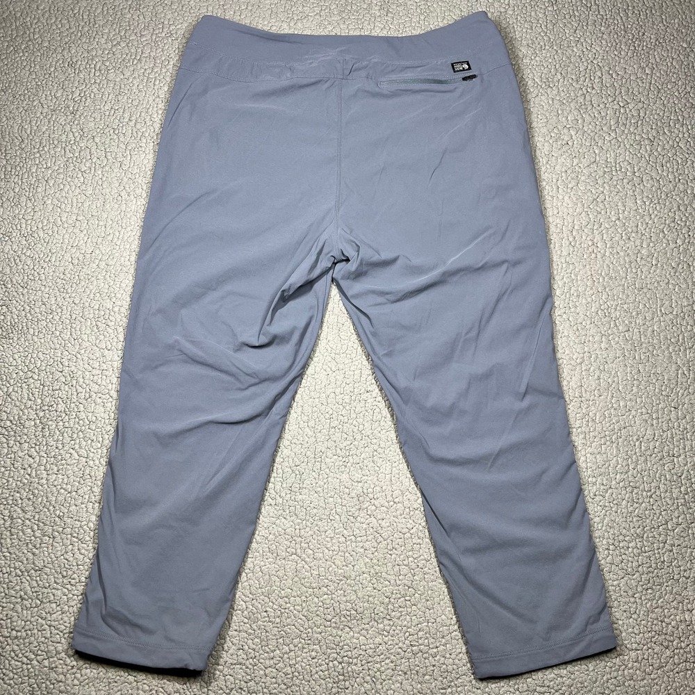 Mountain Hardwear Dynama/2 Ankle Pants Womens 1X Blue Grey Hiking OW8003 Stretch - Picture 6 of 12